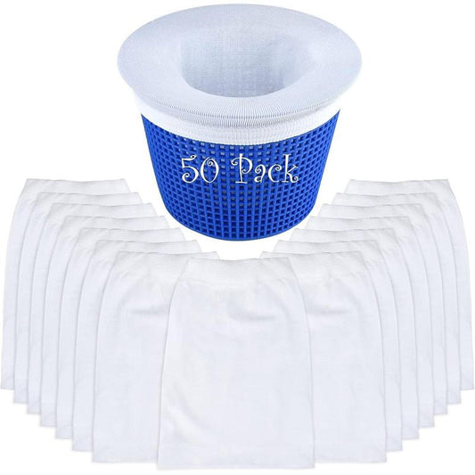 Pool Skimmer Socks, Pool Skimmers Filter Socks for Skimmer Basket Clean Debris and Leaves for In-Ground and above Ground Pools