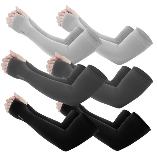 GOUNOD Sun Protection UV Garden Arm Sleeves for Men Women UPF 50+ Compression Cooling Sport Gloves